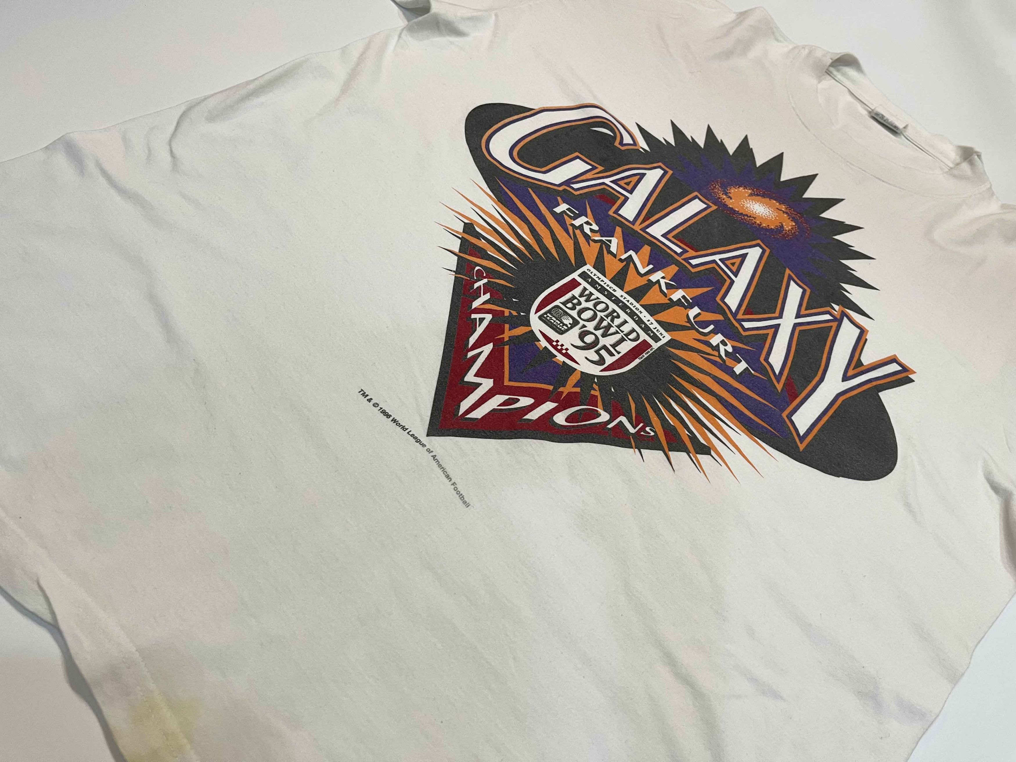 Vintage Vintage 1996 Frankfurt Galaxy World League Football T-Shirt Size US L / EU 52-54 / 3 - 5 Thumbnail