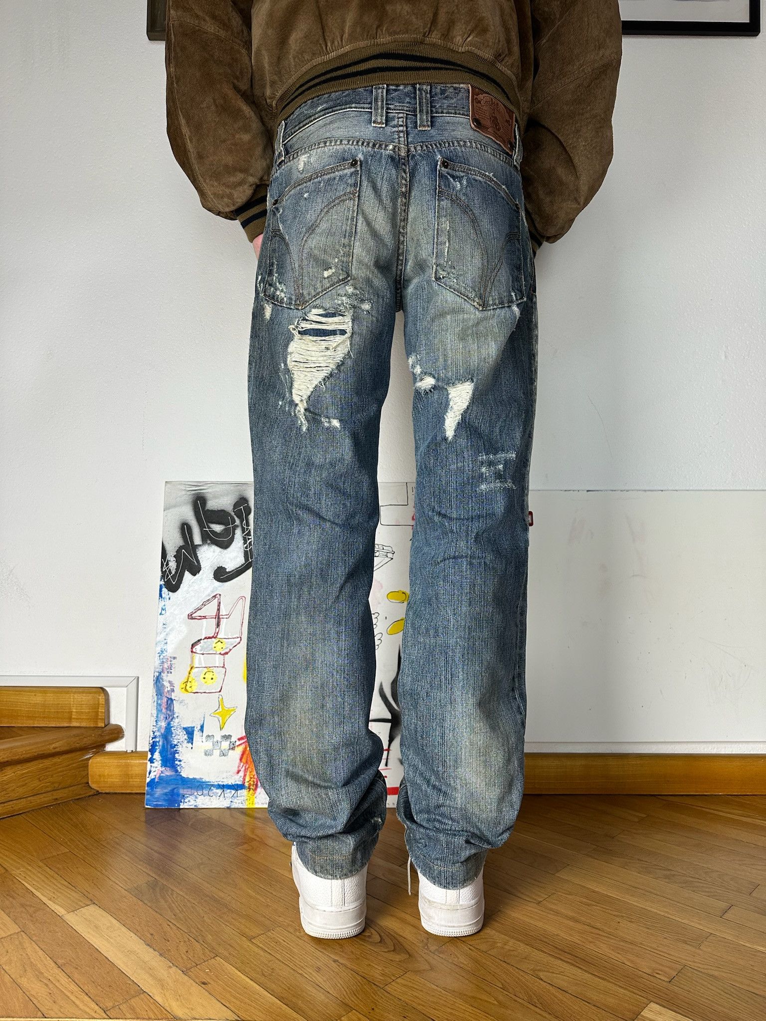 Dolce & Gabbana Vintage Dolce Gabbana Jeans Distressed Denim Size US 31 - 11 Thumbnail