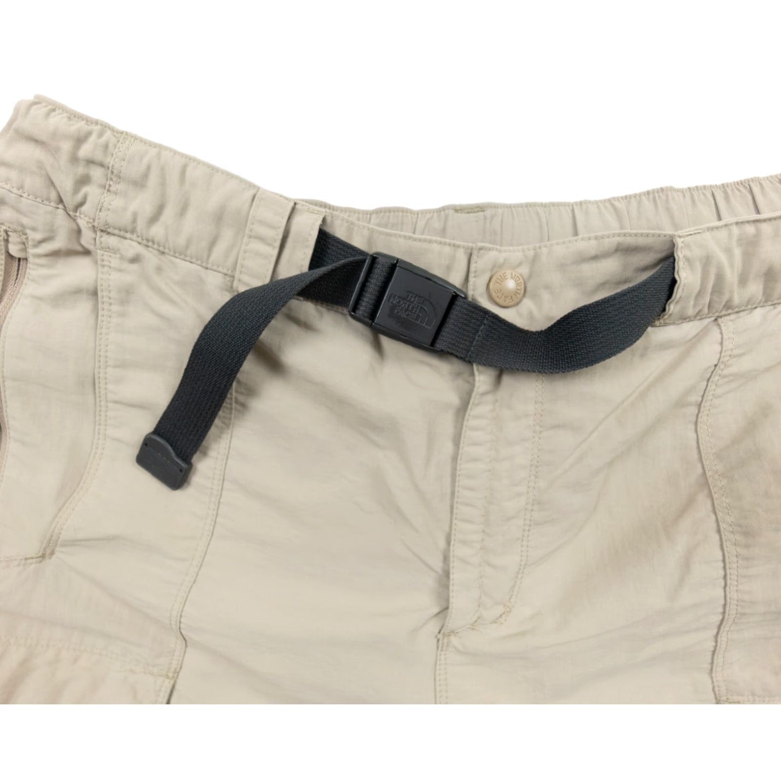 The North Face The North Face Pants Mens Large Beige Cargo Convertible Shorts Belted Outdoors Size US 33 - 5 Thumbnail
