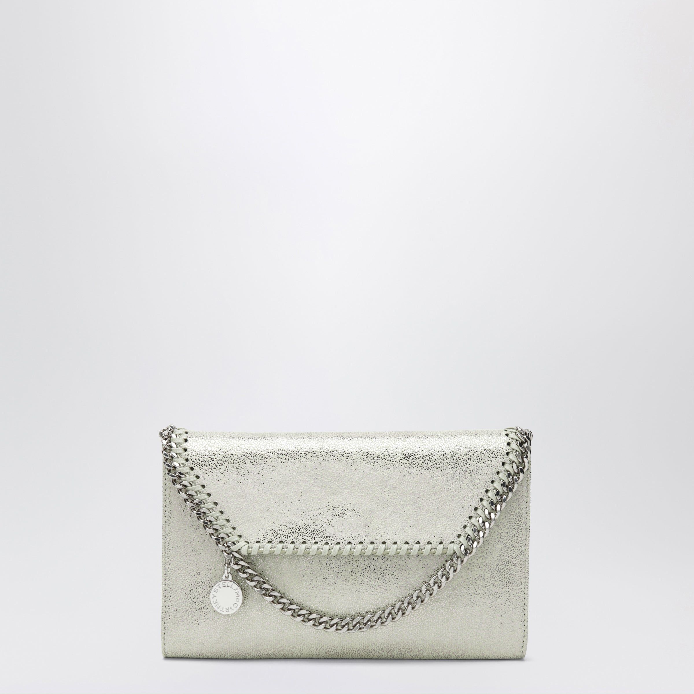 Stella McCartney Stella Mccartney Falabella Wallet-On-Chain In Light Lime Green Size ONE SIZE - 1 Thumbnail