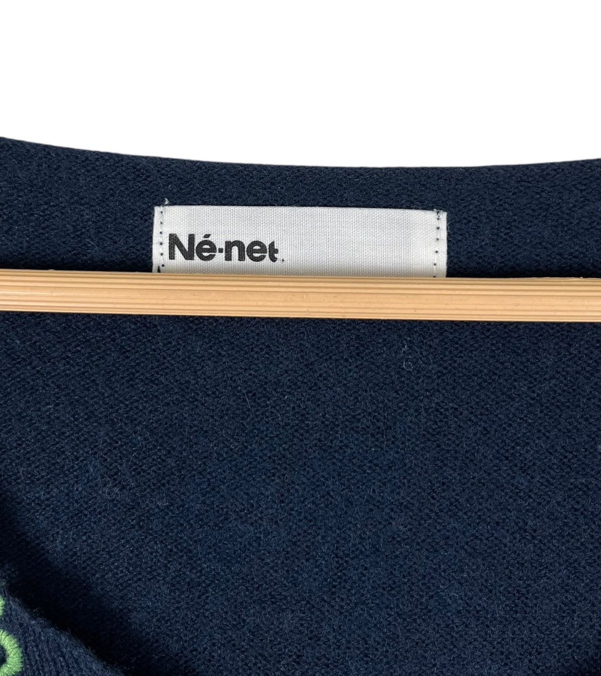 Issey Miyake × Japanese Brand × Ne-Net Ne-Net by Issey Miyake Arcylic Longsleeve Shirt Size L / US 10 / IT 46 - 11 Thumbnail