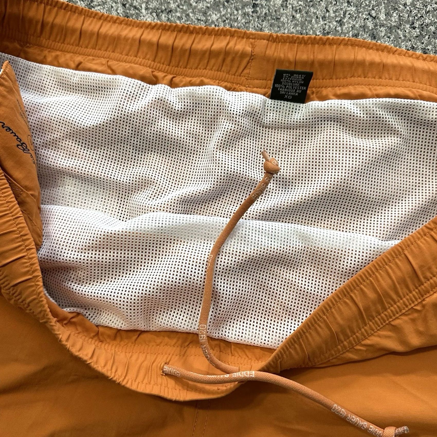 Eddie Bauer VINTAGE Eddie Bauer Swim Trunks Mens XL Orange Lined Cargo Shorts Size US 36 / EU 52 - 3 Thumbnail