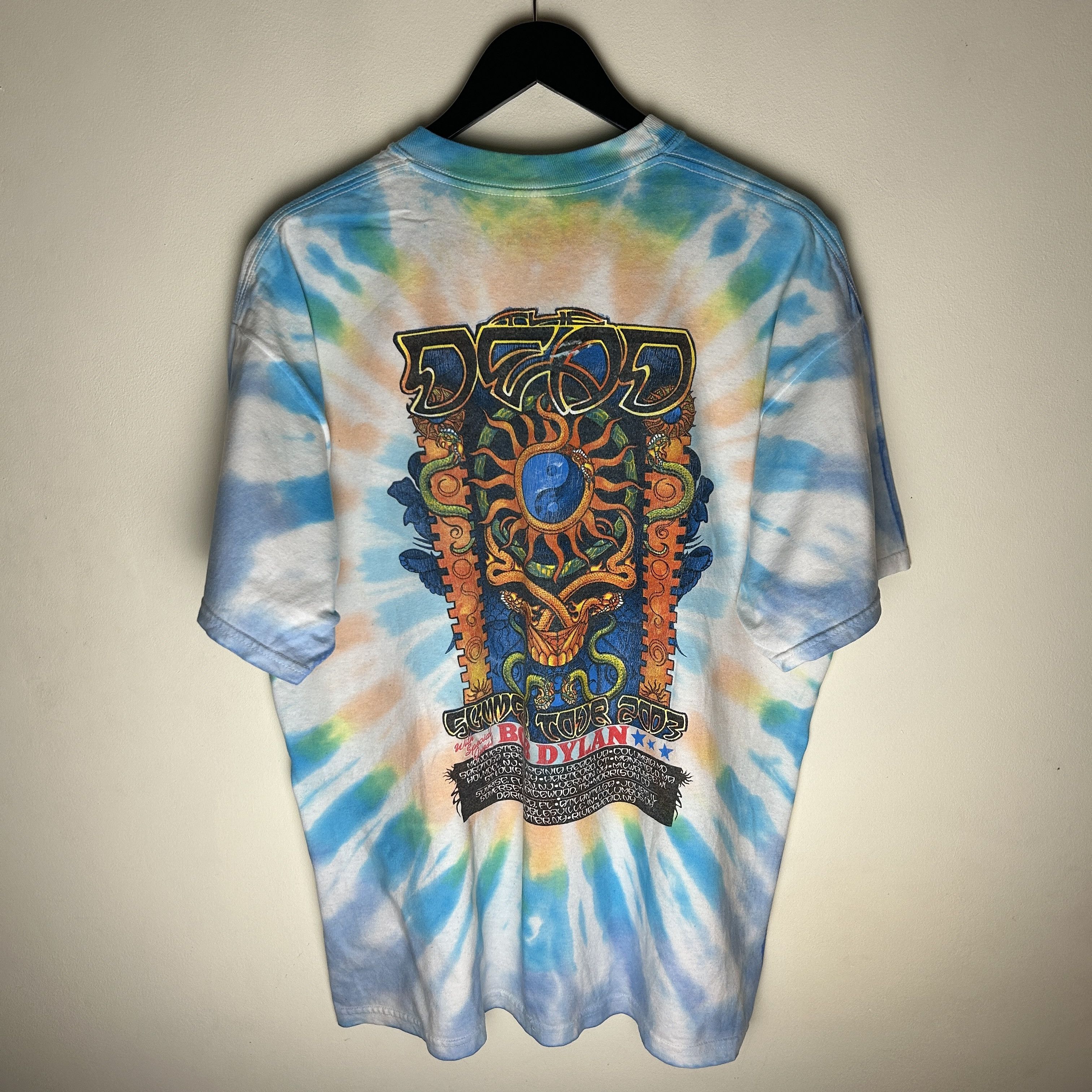 Band Tees Vintage Grateful Dead Bob Dylan 2003 Band T-shirt Size US XL / EU 56 / 4 - 2 Thumbnail