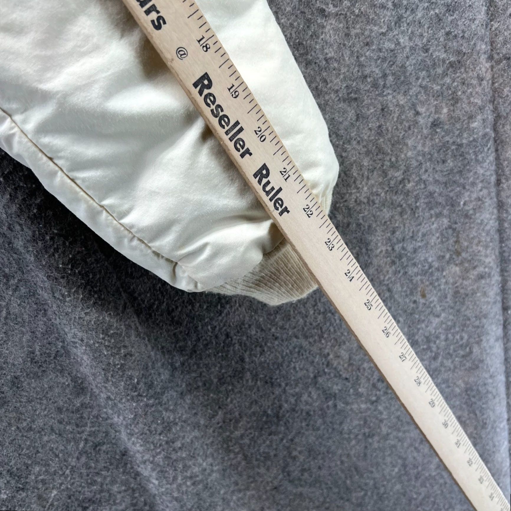 Vintage VINTAGE First Down Jacket Womens 12 Puffer Full Zip Heavyweight Down 90s Cream Beige Size XL / US 12-14 / IT 48-50 - 4 Thumbnail