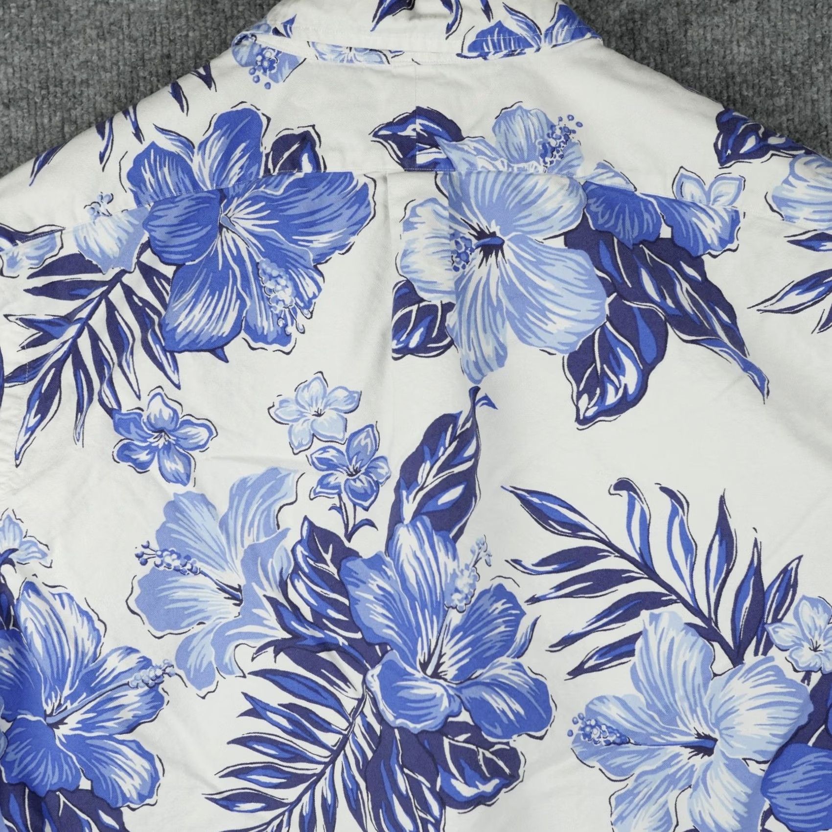 Ralph Lauren Ralph Lauren Shirt Mens XL Blue Floral Hawaiian Button Up Slim Fit Short Sleeve Size US XL / EU 56 / 4 - 7 Thumbnail