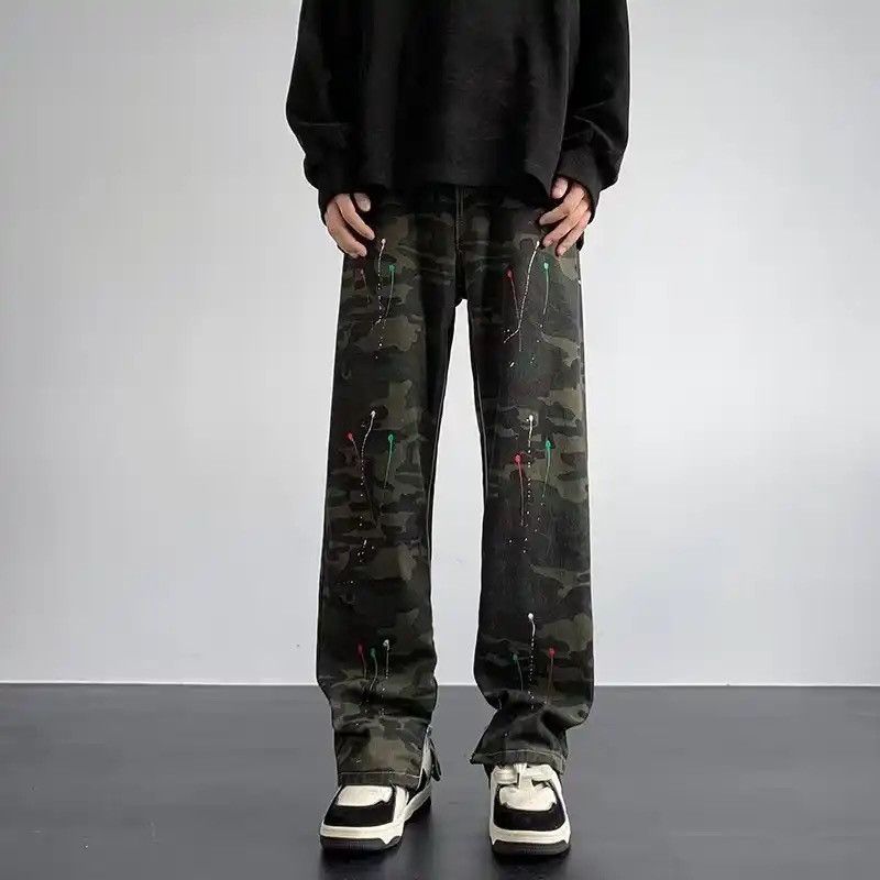 Japanese Brand × Vintage Y2K Fashion Camouflage Baggy Tracksuit Cargo Pants Size US 30 / EU 46 - 3 Thumbnail