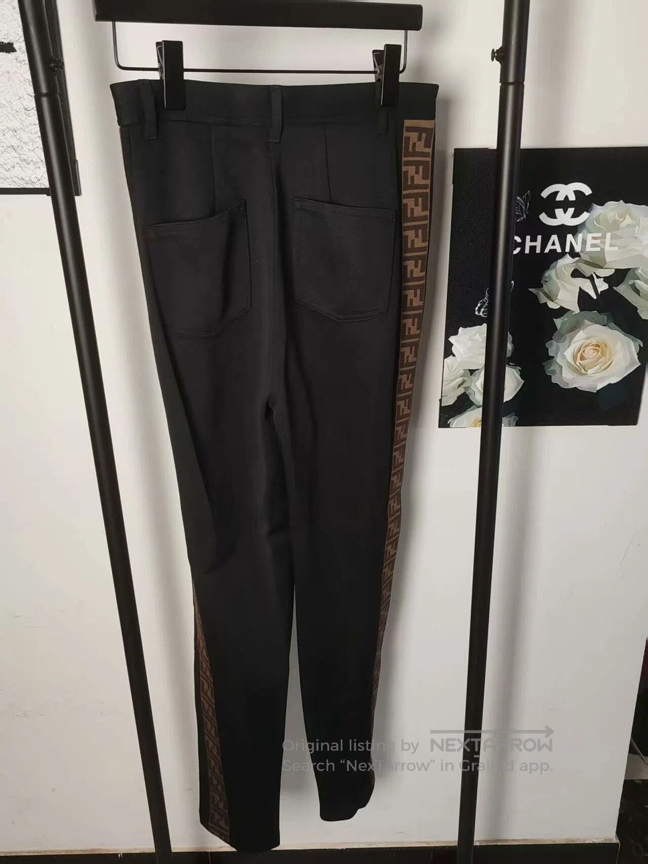 Fendi fendi black tailored trousers nine-eight new. Size US 28 / EU 44 - 2 Thumbnail