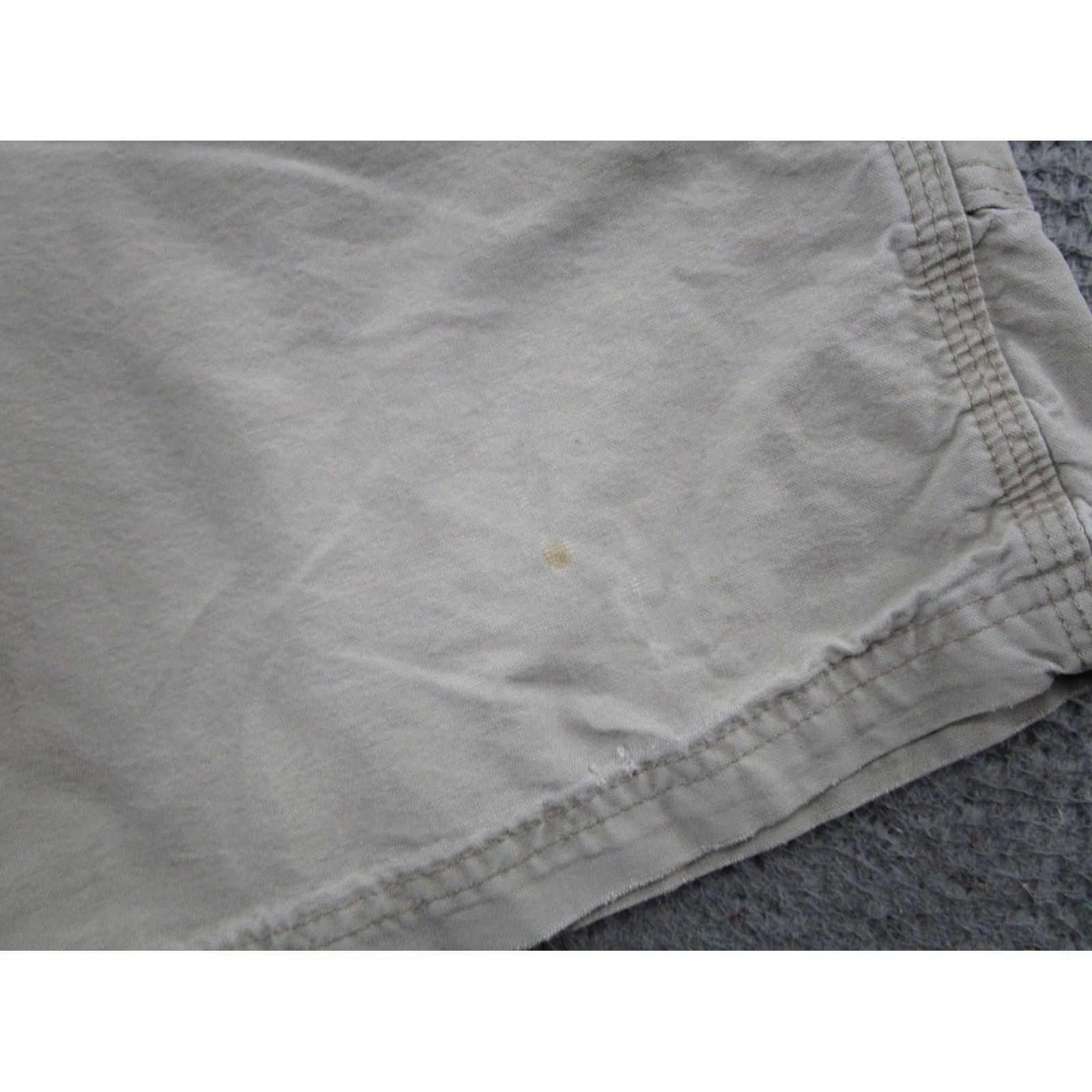 Carhartt Carhartt Men's Tan B147 Tan Loose Fit Work Shorts Size 38 Canvas Cargo Pockets 10 in Inseam 38 Regular Beige Front Flat Vintage: No Mens Size US 38 / EU 54 - 2 Thumbnail