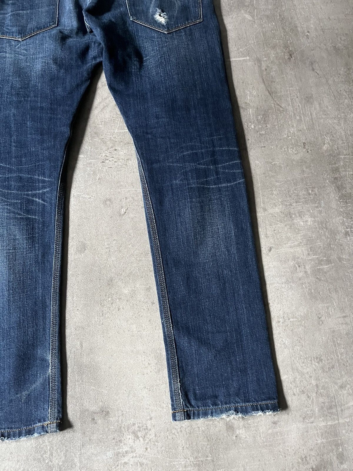 Raf Simons × Raf by Raf Simons Raf by Raf Simons distressed jeans very rare navy Size US 32 / EU 48 - 14 Thumbnail