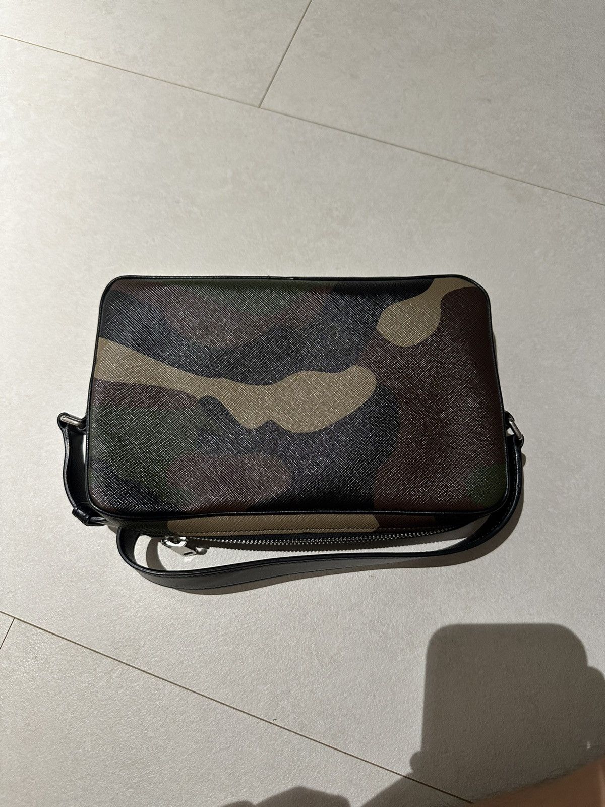 Celine CELINE Camouflage Medium Shoulder Bag Green Khaki Size ONE SIZE - 3 Thumbnail