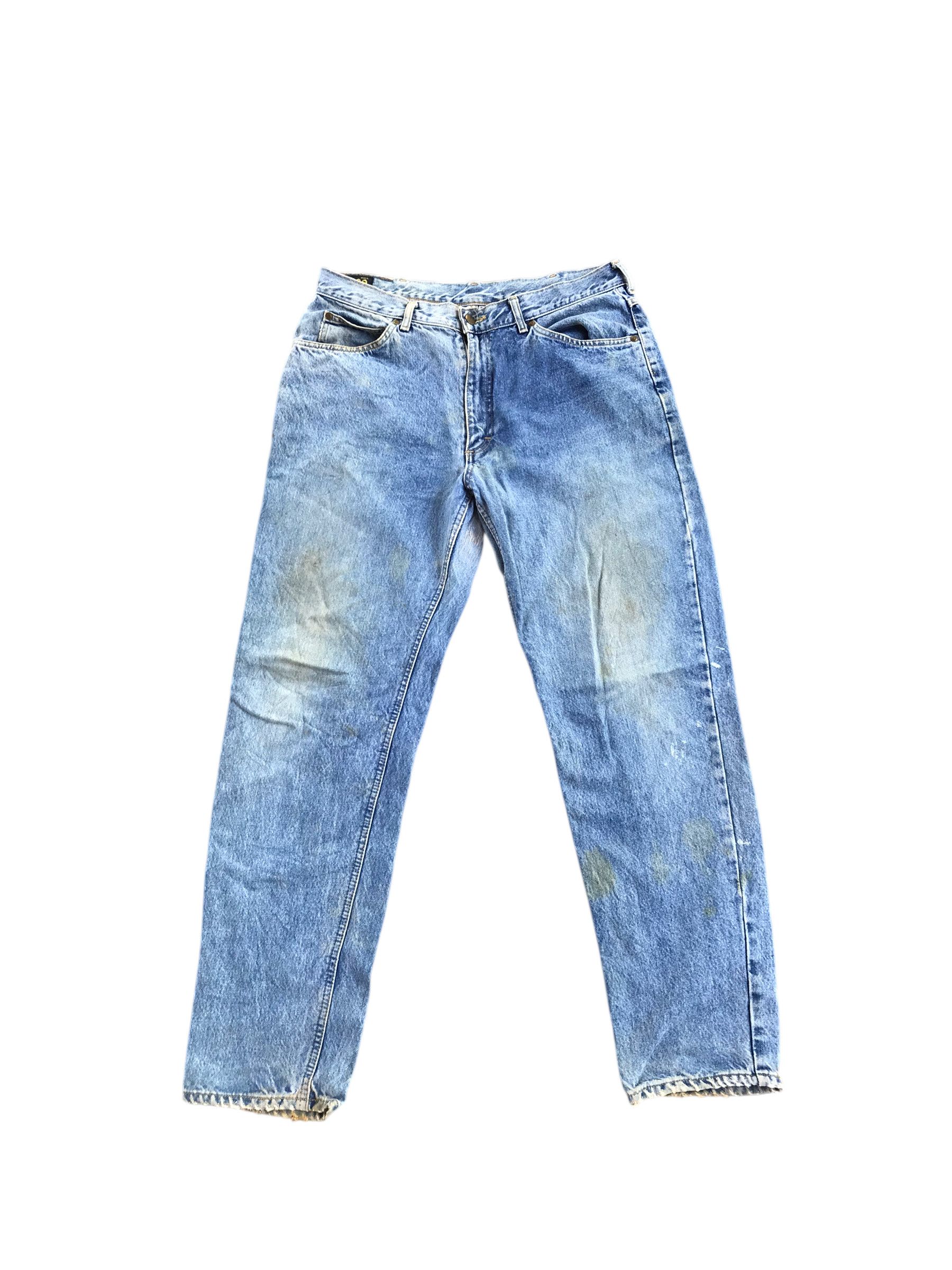 Tornado Mart Vtg 90s Lee Rider Distressed Denim-Size 34-if six was nine Size US 34 / EU 50 - 1 Thumbnail