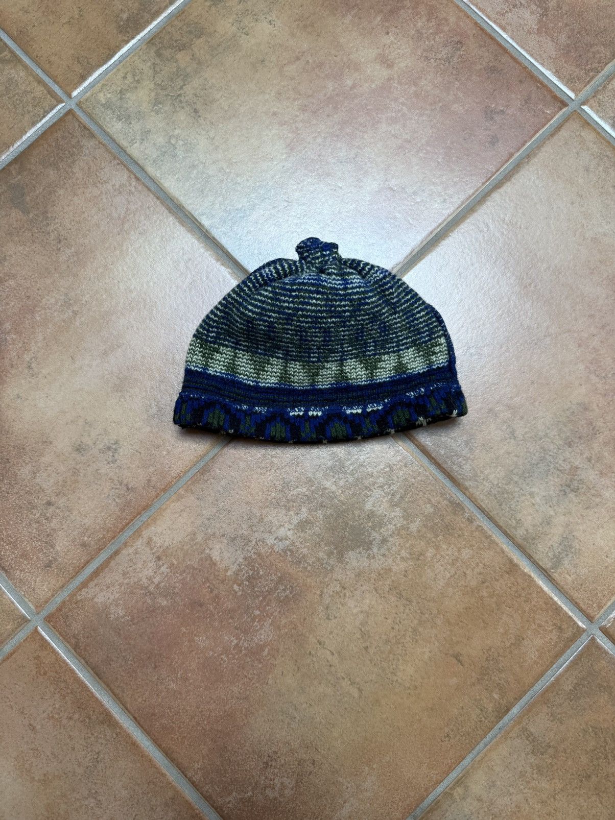 Vintage Vintage Hand Knit Beanie Size ONE SIZE - 4 Thumbnail