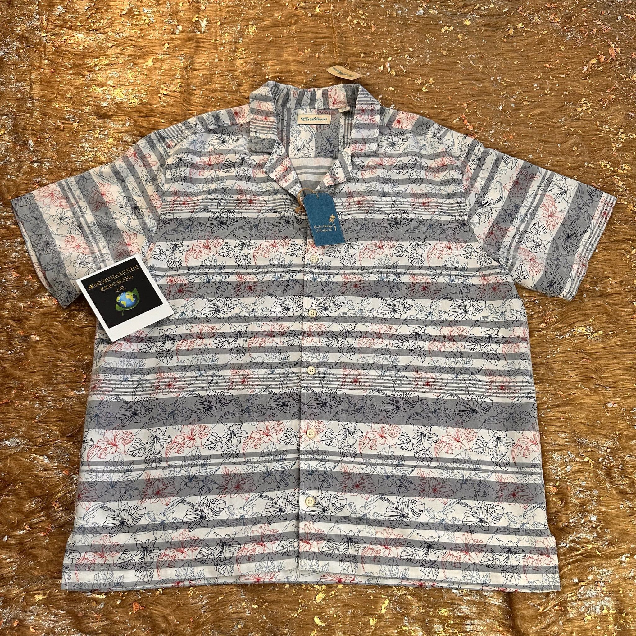 Caribbean ISLAND BOY FLORAL S/S BUTTON UP Size US L / EU 52-54 / 3 - 1 Thumbnail