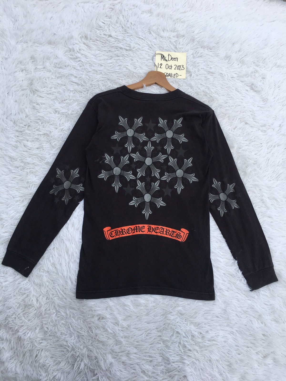 Chrome Hearts Rarest CHROME HEARTS Big Logo Longsleeve Shirt Size US XS / EU 42 / 0 - 1 Thumbnail
