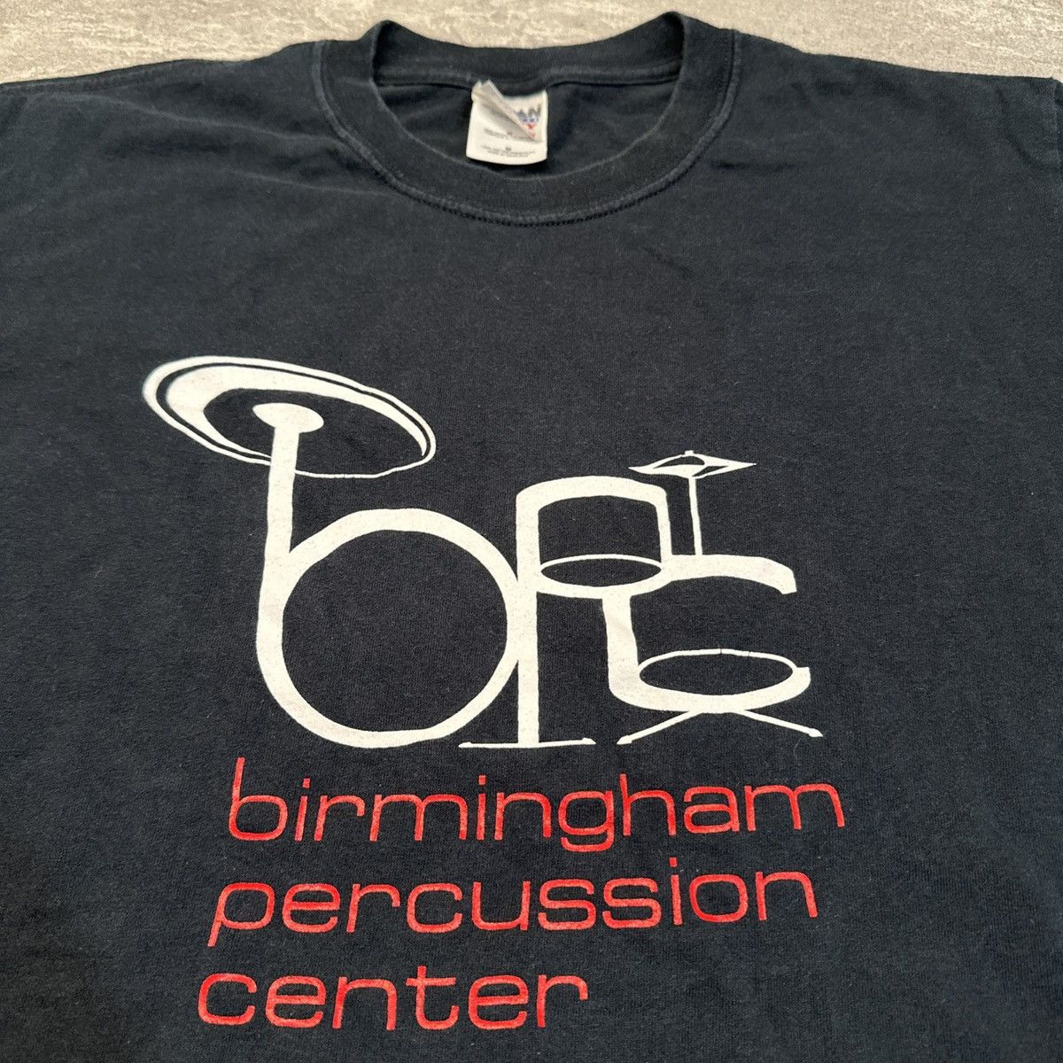 Vintage Vintage 90s Birmingham Percussion Center Alabama Music Shirt Size US M / EU 48-50 / 2 - 2 Thumbnail