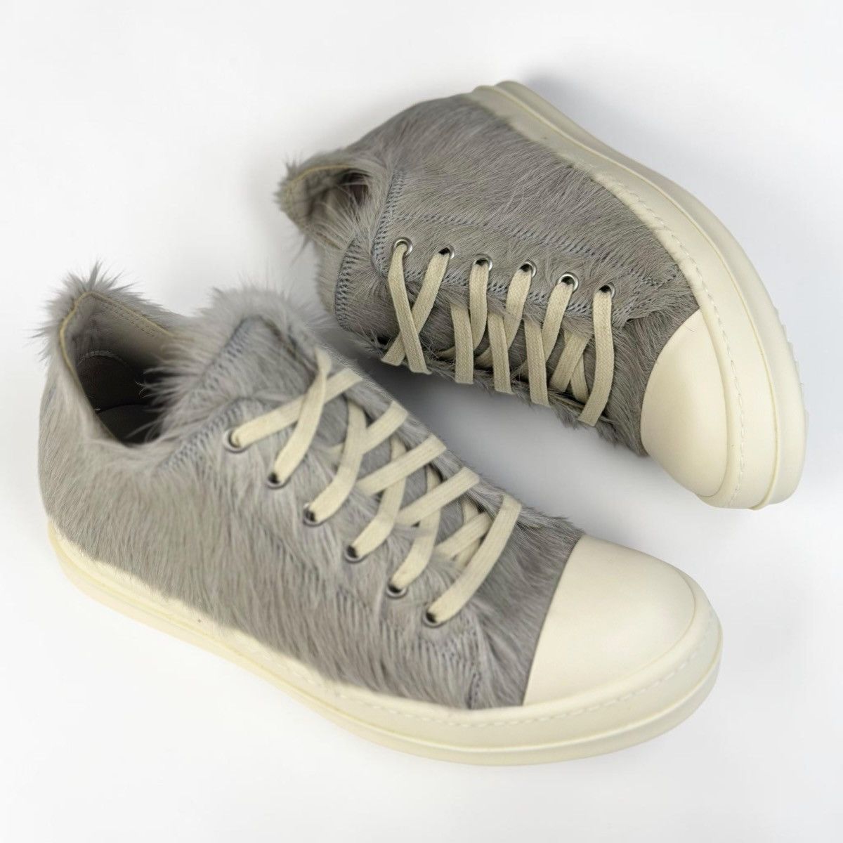 Rick Owens Rick Owens Strobe Fur Ramones Low Size US 7 / IT 37 - 12 Thumbnail