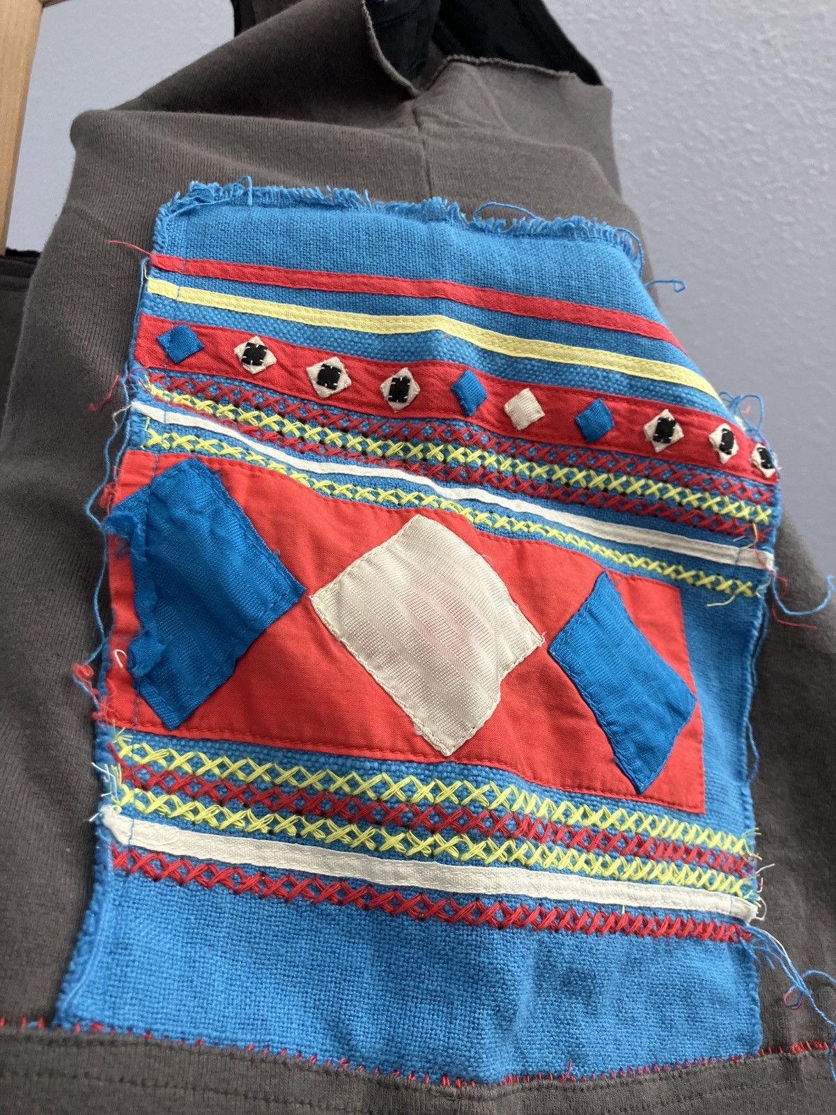 Undercover Undercoverism Ss2003 ethnic patch sleeveless tank Size US M / EU 48-50 / 2 - 4 Thumbnail