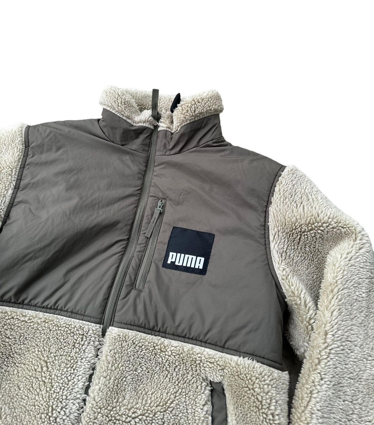 Puma Puma deep pile fleece jacket nice design Size US M / EU 48-50 / 2 - 2 Thumbnail