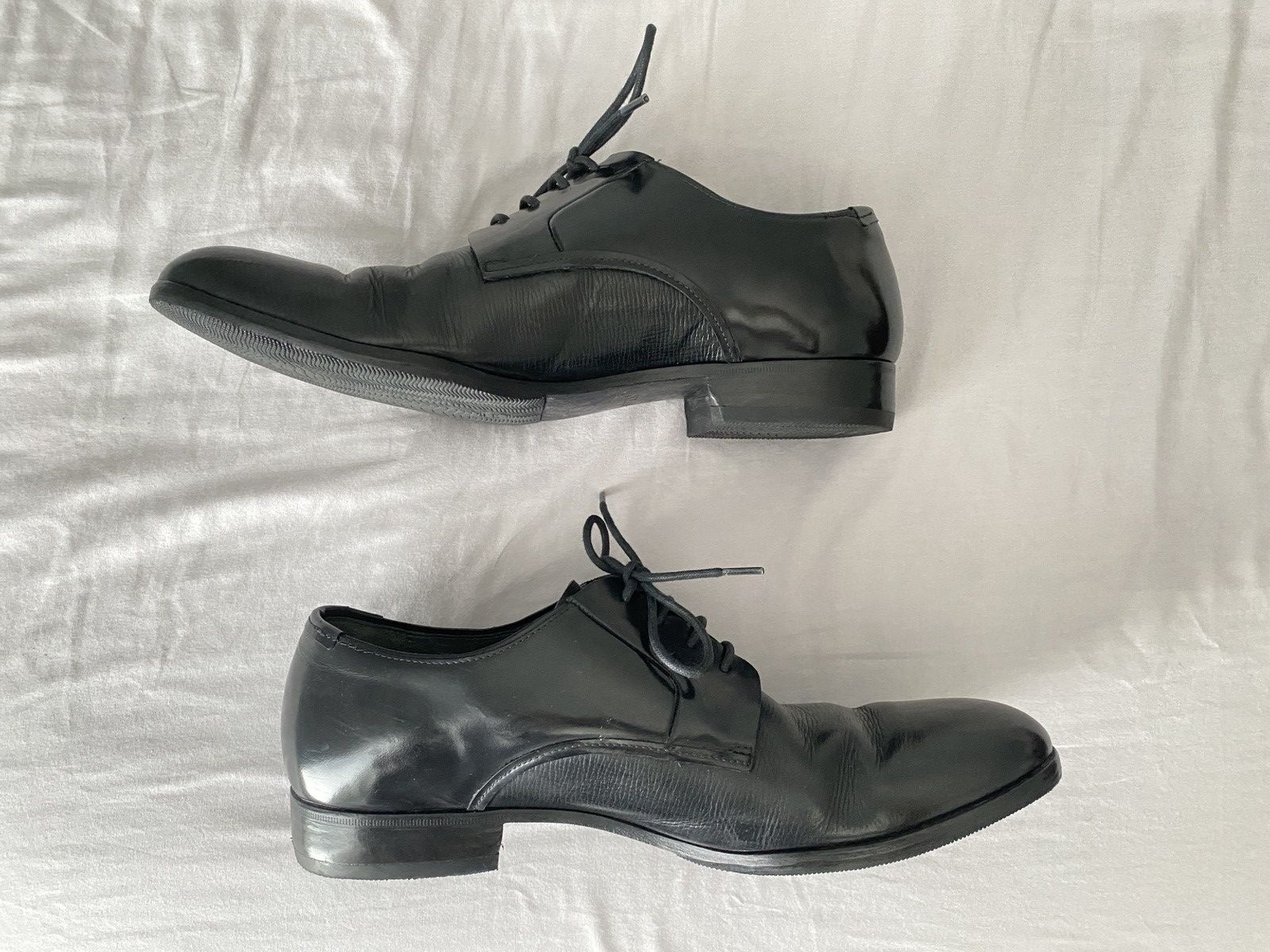 Lanvin Leather and Patent Leather Dress Shoe - Lanvin Size US 10 / EU 43 - 5 Thumbnail