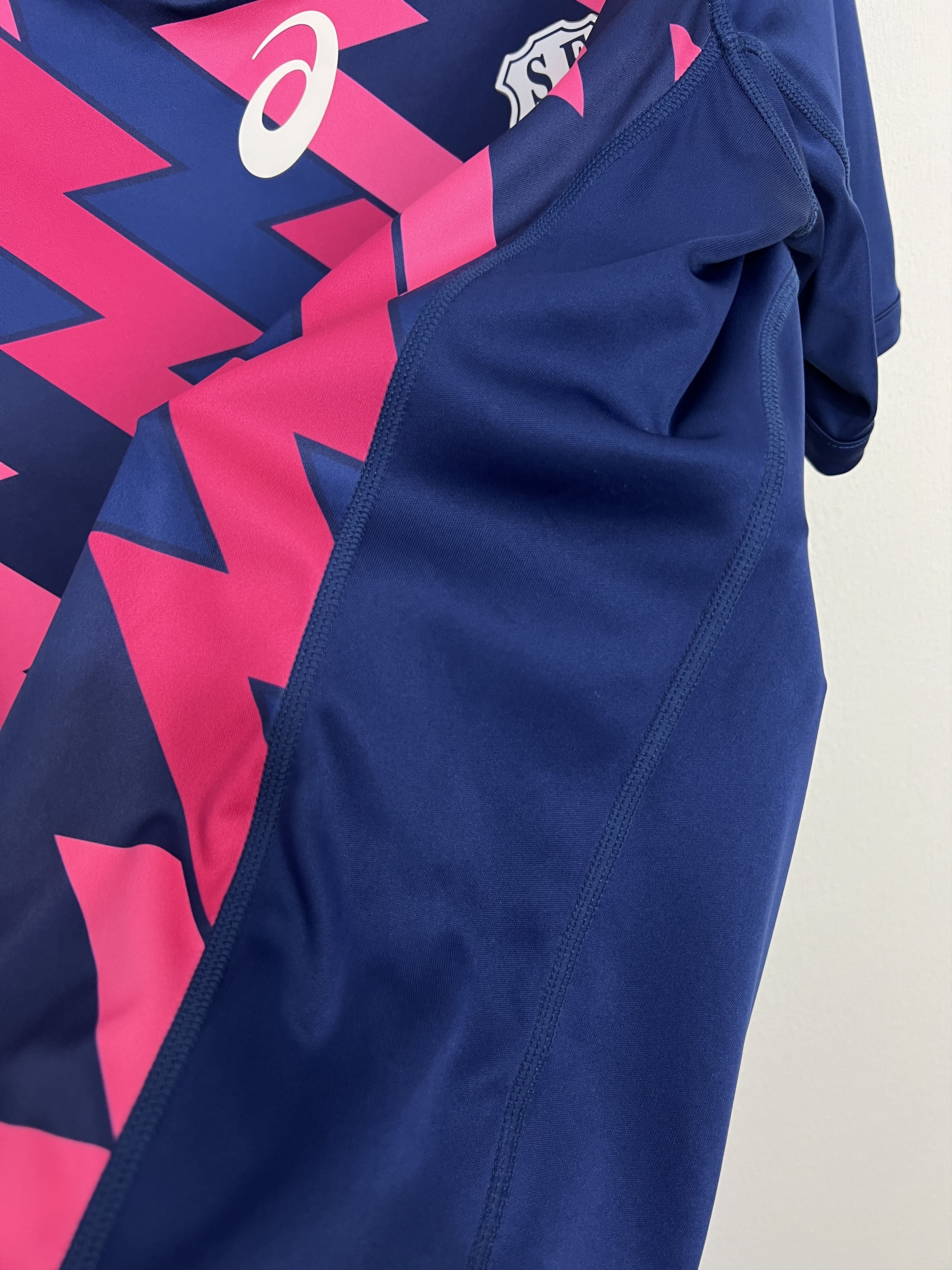 Asics Stade Francais Paris Rugby Union ASICS Mens Shirt Jersey Size US M / EU 48-50 / 2 - 7 Thumbnail