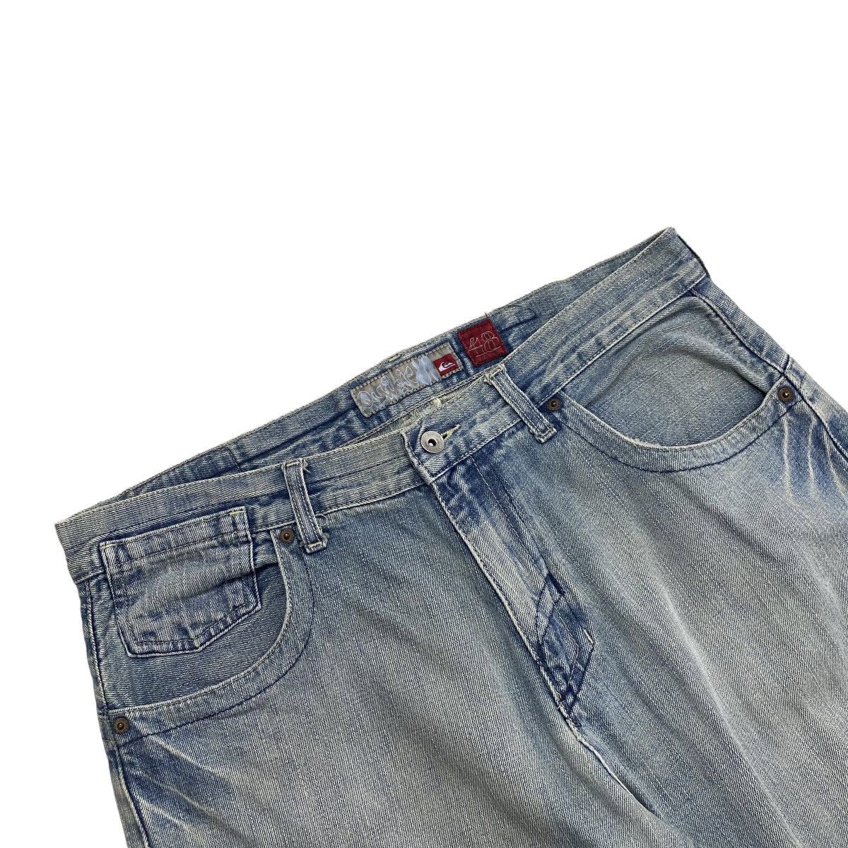 Quiksilver VINTAGE Y2K QUIKSILVER BAGGY DENIM PANT Size US 36 / EU 52 - 4 Thumbnail