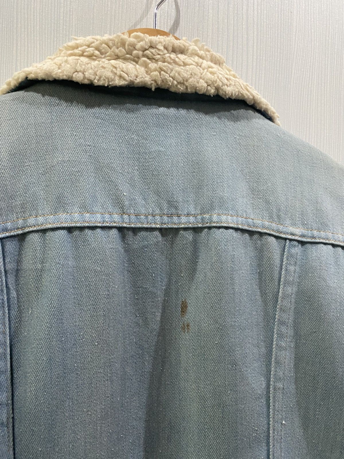 Vintage × Wrangler Vintage 70s Wrangler Sherpa Denim Jacket Size US S / EU 44-46 / 1 - 9 Thumbnail