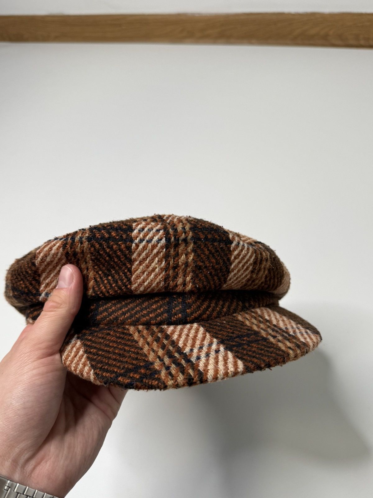 Vintage Vintage avant garde cadet beret hat tweed vibe old money 00s Size ONE SIZE - 3 Thumbnail