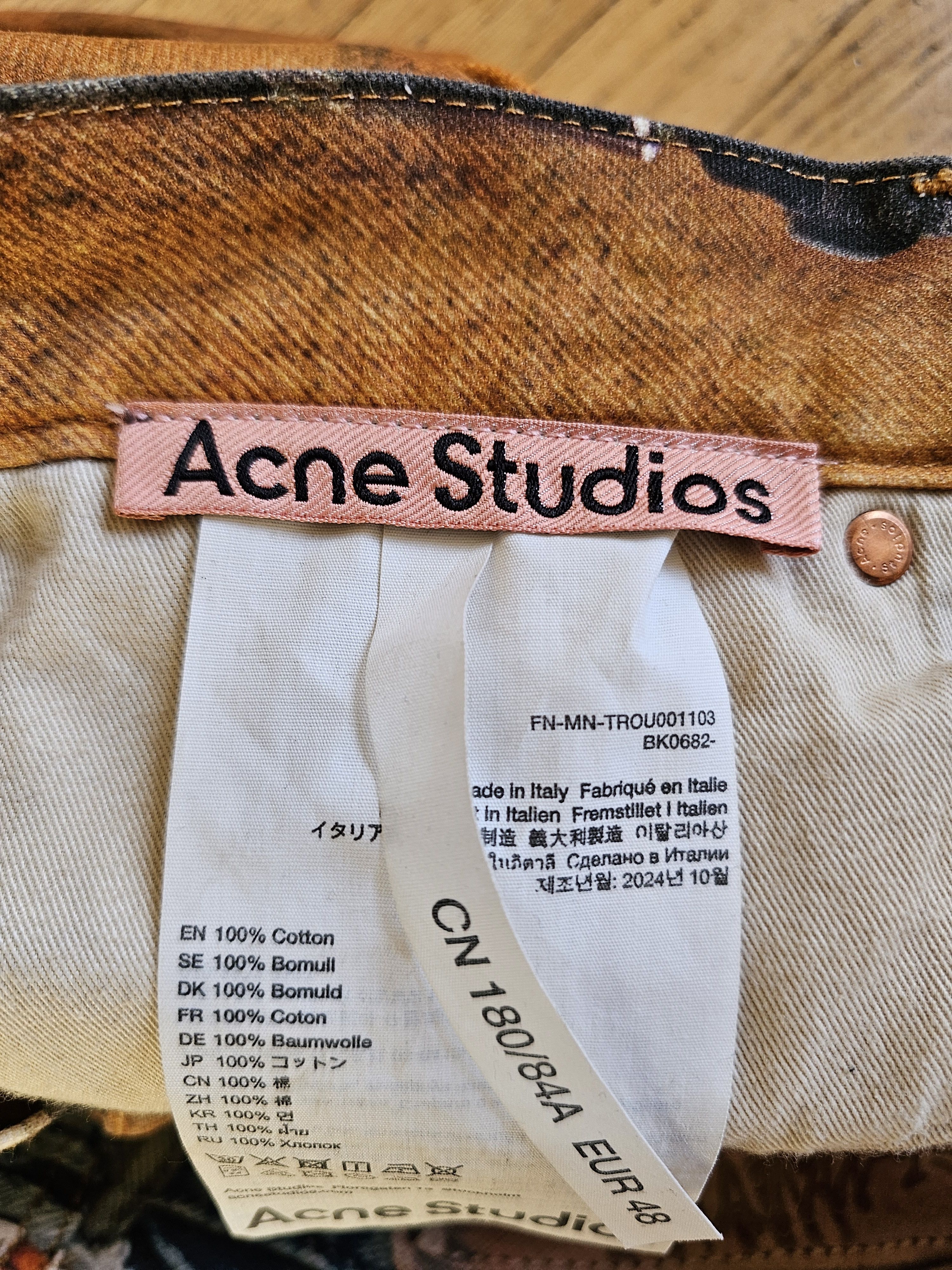 Acne Studios Acne Studios 2006M Trompe l'oeil Belt Jeans Size US 32 / EU 48 - 3 Thumbnail