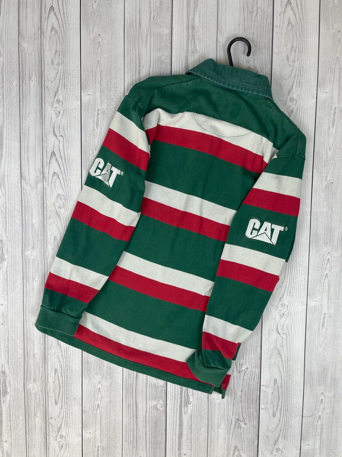 Other Vintage Rugby Leicester Tigers striped jersey size S Size US S / EU 44-46 / 1 - 2 Thumbnail