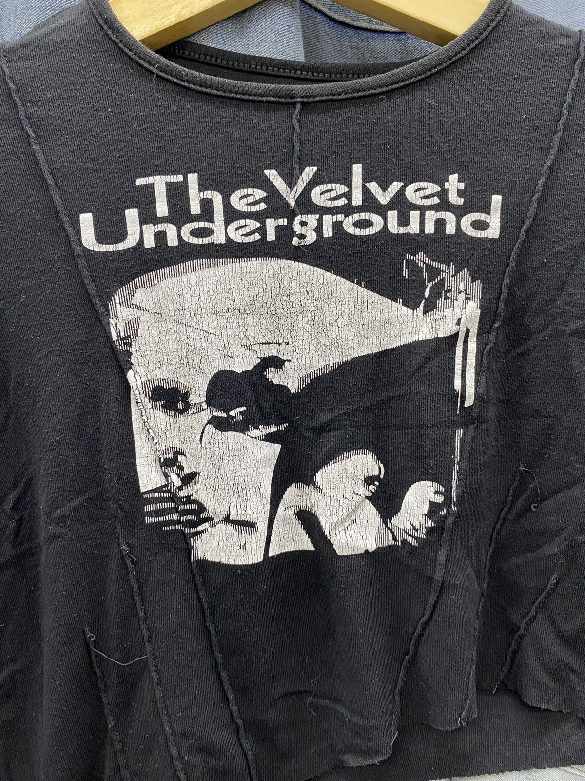 Band Tees × If Six Was Nine × Japanese Brand the velvet underground crop longsleeve y2k style Size S / US 4 / IT 40 - 2 Thumbnail