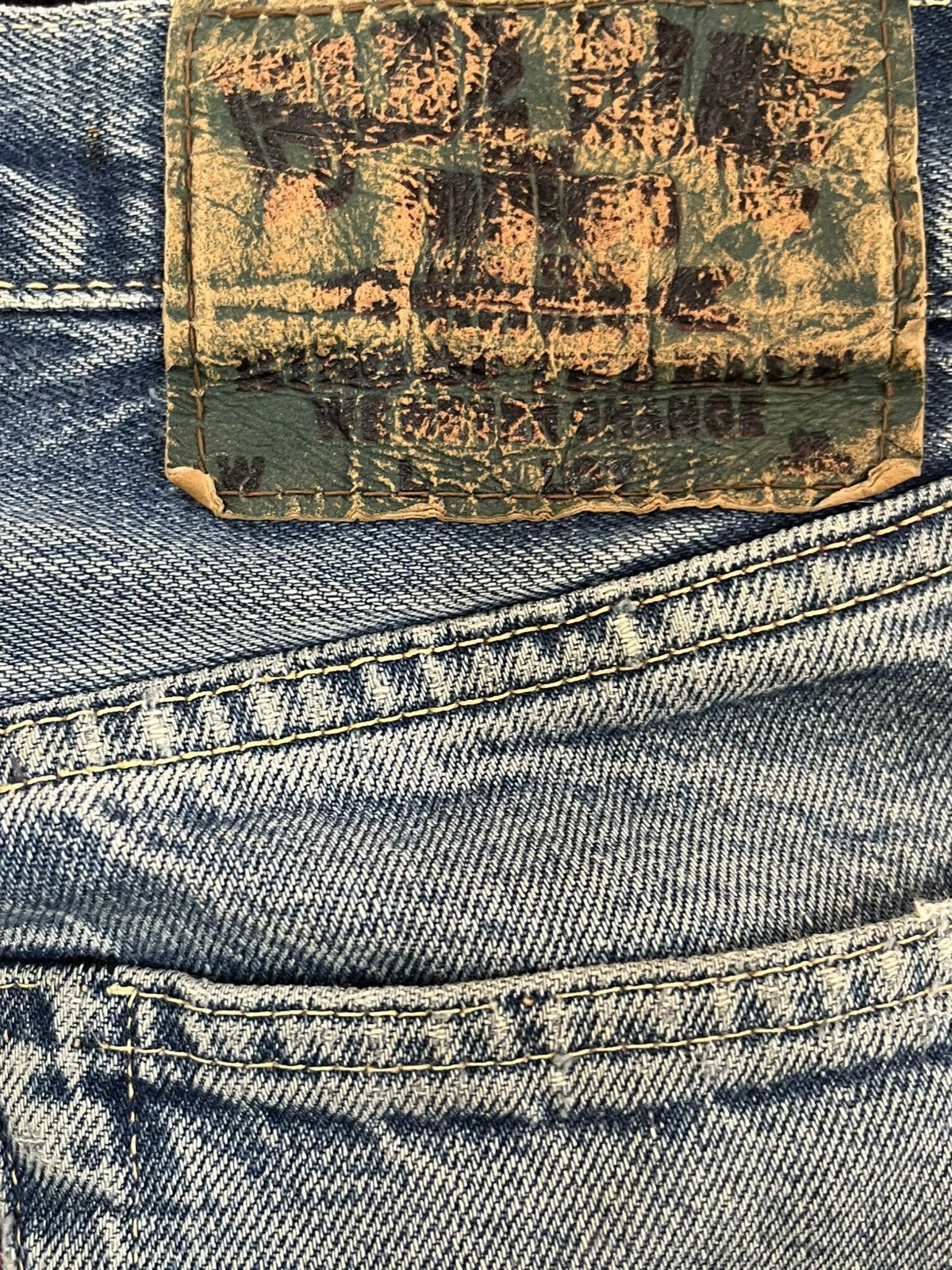 Blue Blue Japan Vintage Blue Blue Japan Mudwash Selvedge Denim Size US 29 - 14 Thumbnail