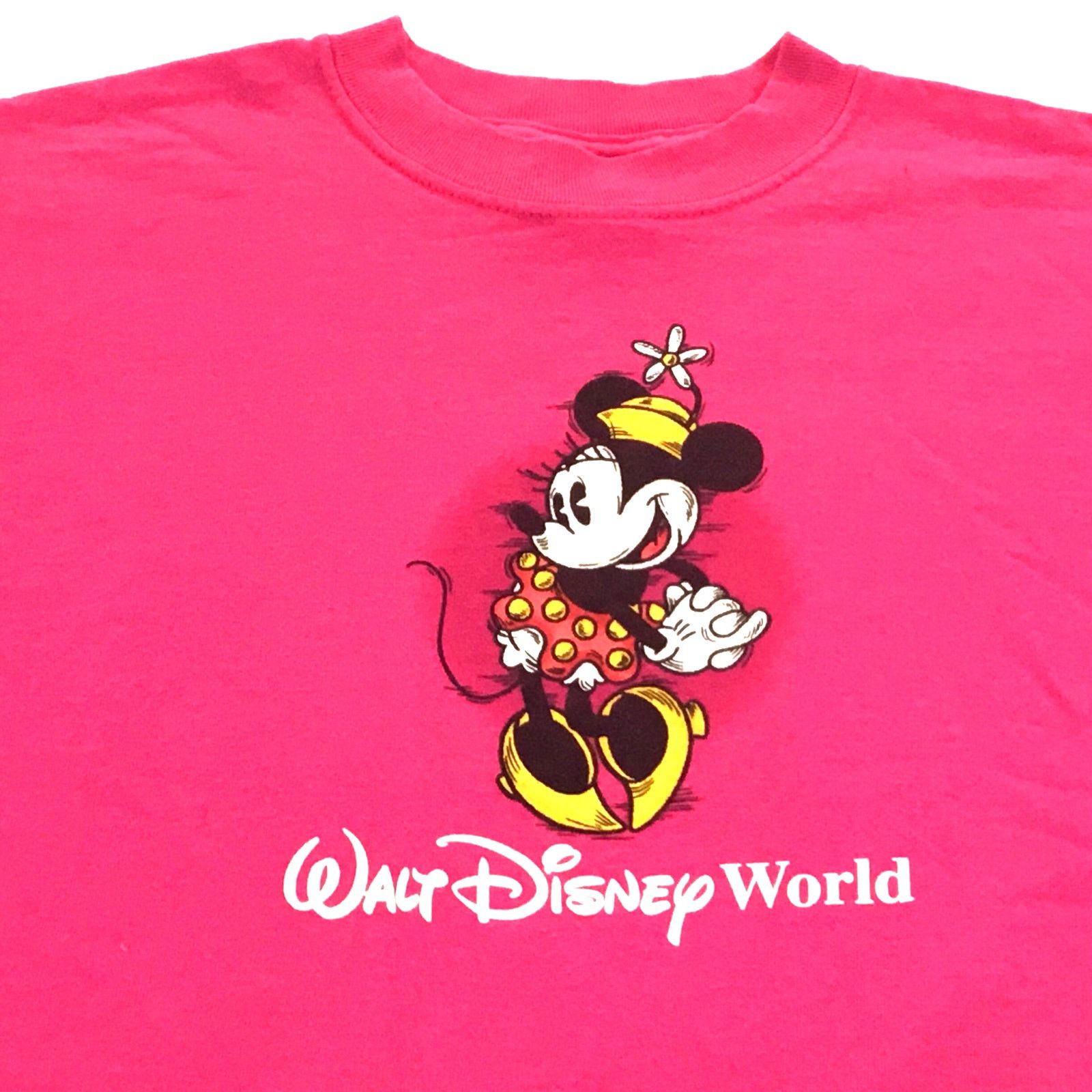 Disney Minnie Mouse Walt Disney World Kids Pink T-Shirt Small Size S / US 4 / IT 40 - 1 Thumbnail