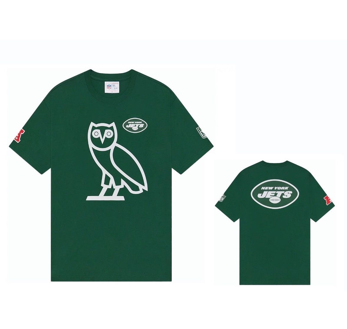 October's Very Own OVO x NFL New York Green Tee Size US L / EU 52-54 / 3 - 1 Thumbnail