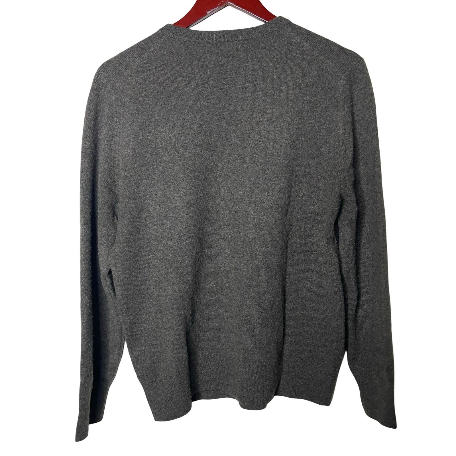 Naadam men 100% cashmere green pullover crewneck sz M