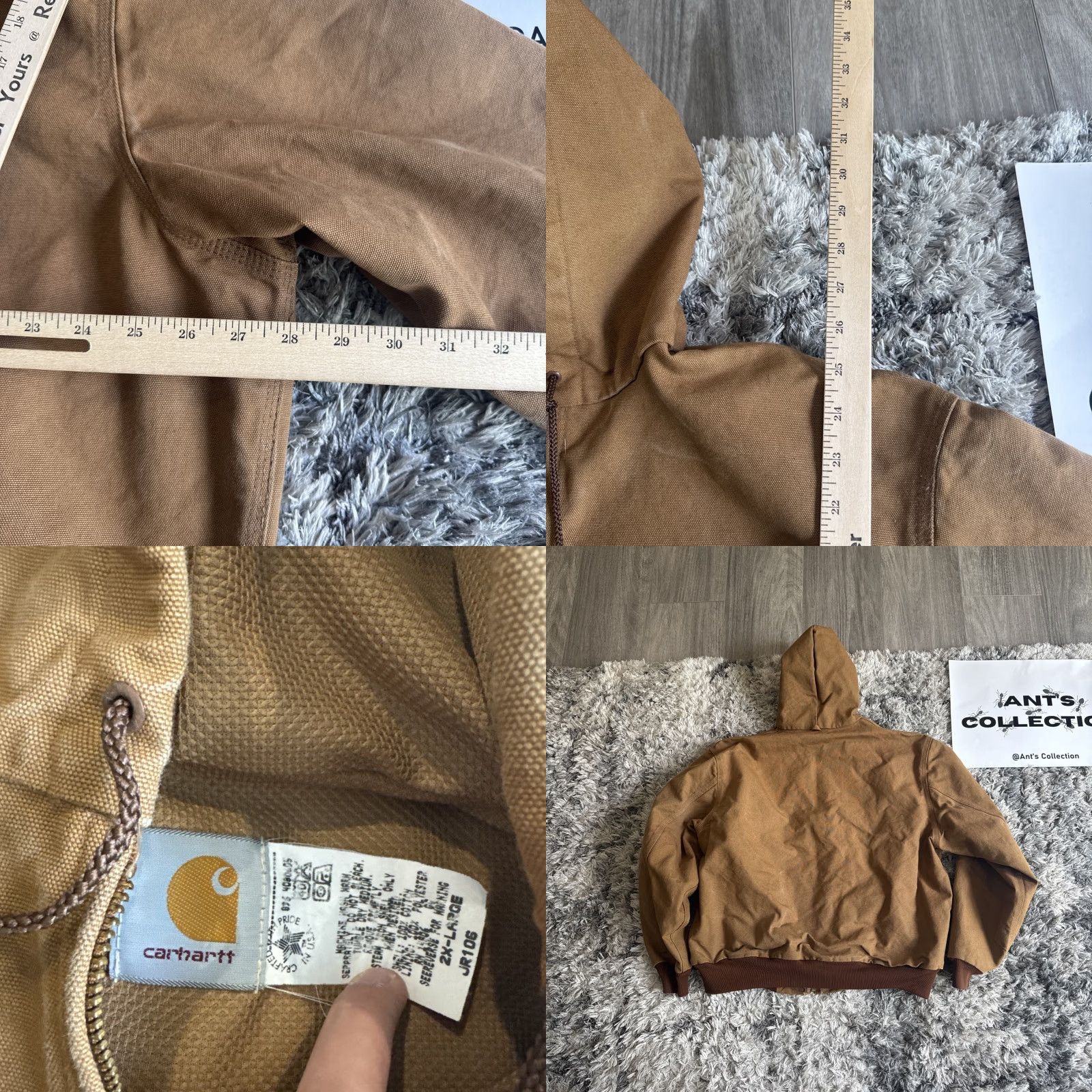 Carhartt VINTAGE Carhartt JR106 Workwear Jacket Full Zip-Up Brown 90s 2XL Mens Size US XXL / EU 58 / 5 - 8 Thumbnail