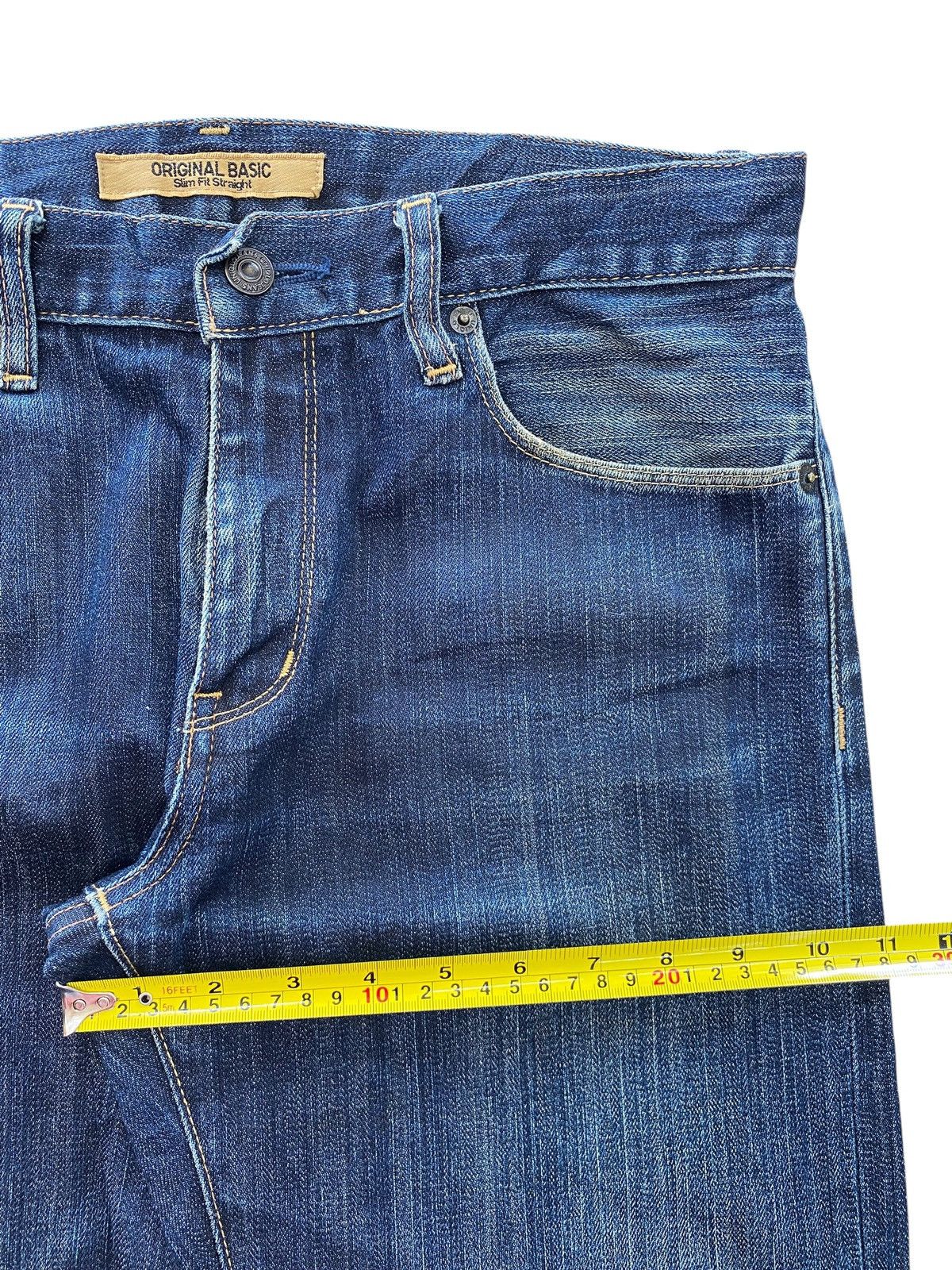 Uniqlo Uniqlo Blue Wash Style Straight Leg Jeans Size US 32 / EU 48 - 7 Thumbnail