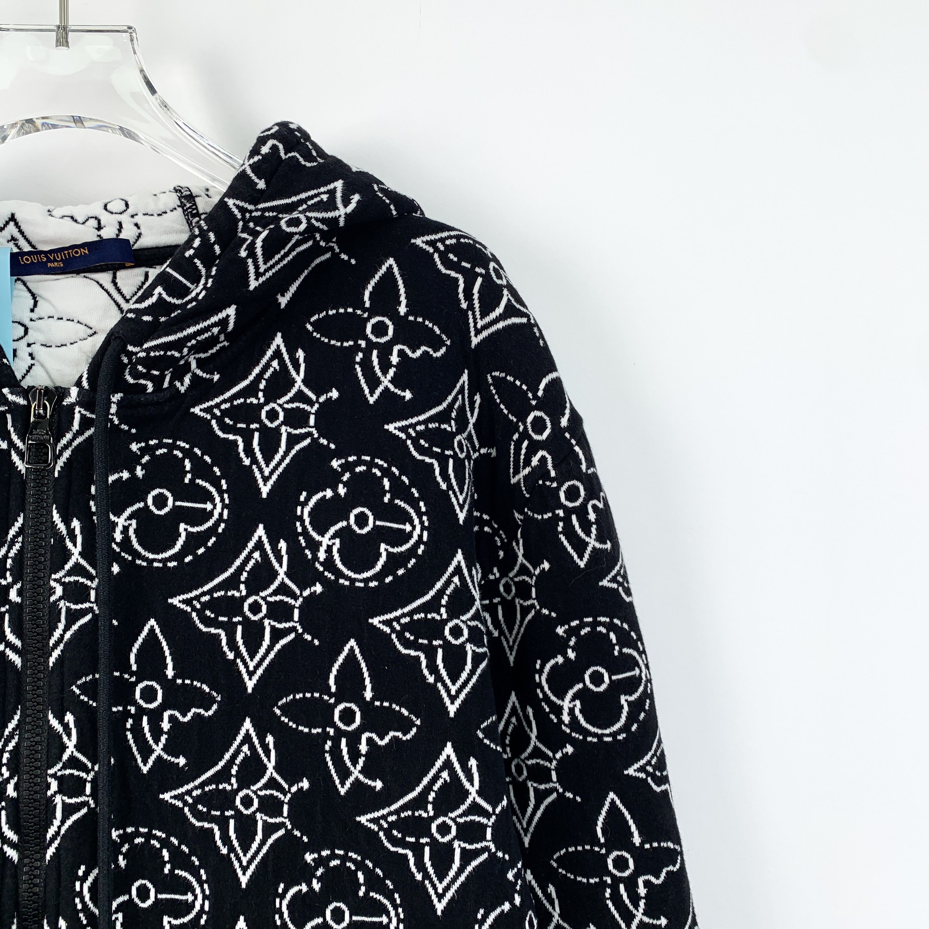 Louis Vuitton Louis Vuitton Jacquard Hoodie Jacket (Size L) Size US L / EU 52-54 / 3 - 6 Thumbnail