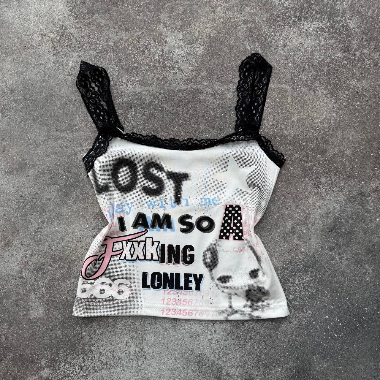 20471120 × Vintage Super Sexy Y2K Glamour Rave Opium Emo Vintage Crop Top Size S / US 4 / IT 40 - 2 Thumbnail