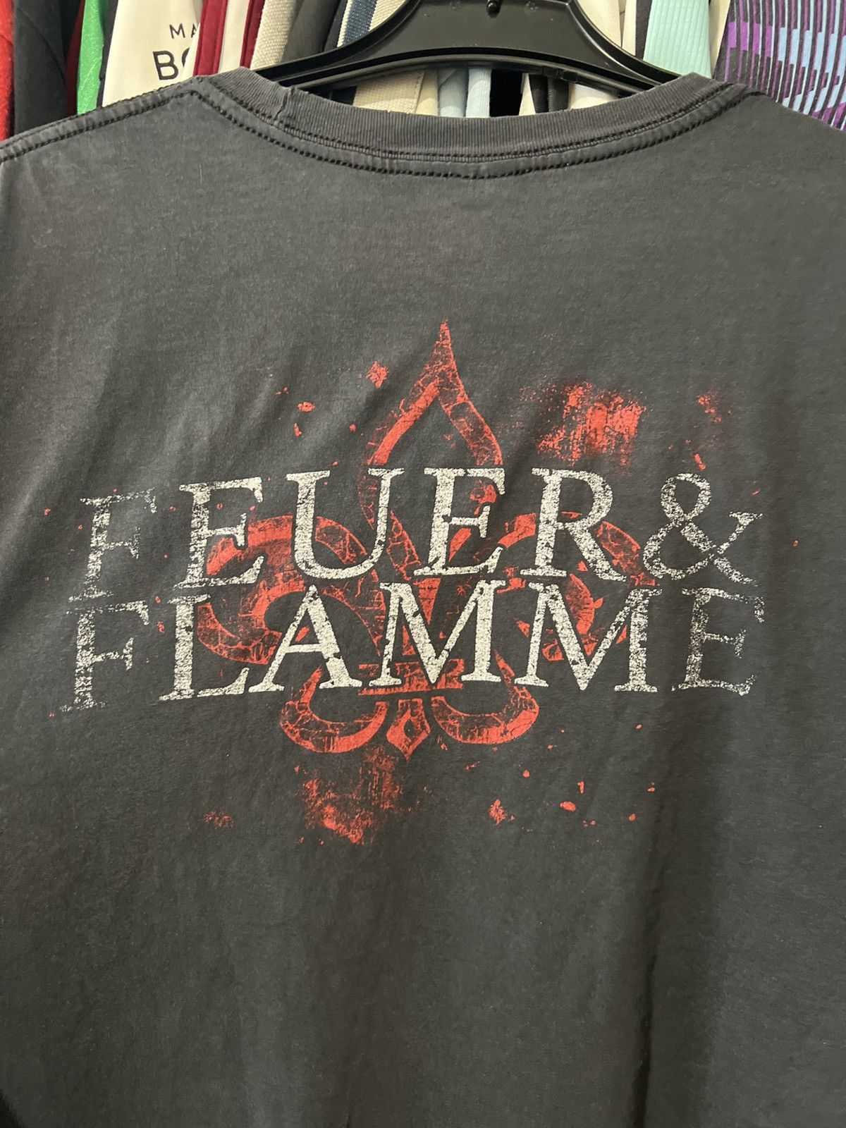 Band Tees VINTAGE DARTAGNAN FEUER & FLAMME GRAPHIC AOP BAND T SHIRT Size US L / EU 52-54 / 3 - 7 Thumbnail
