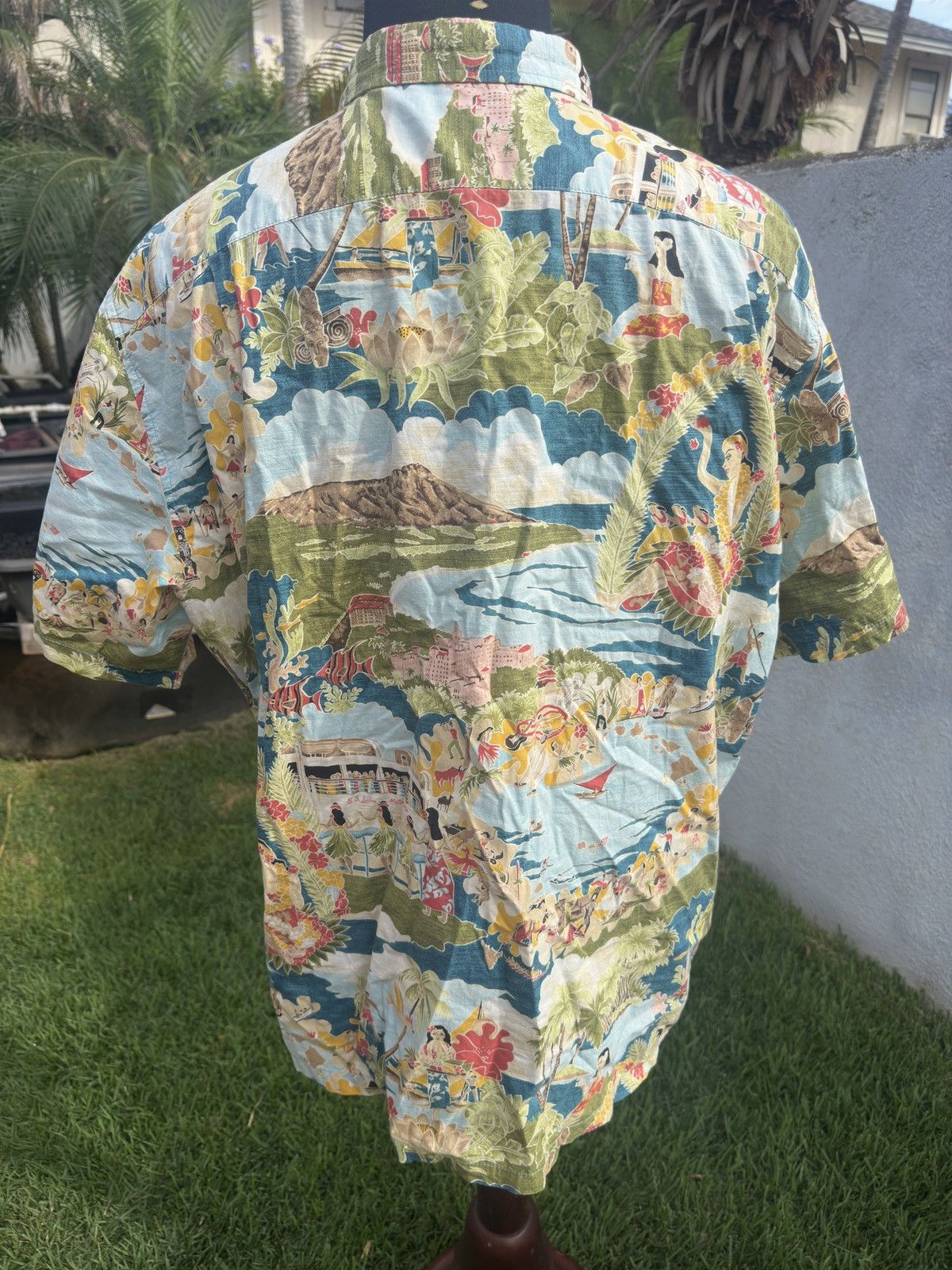 Tori Richard PreOwned Tori Richard Hawaiian Print Multicolored Men's XXL Size US XXL / EU 58 / 5 - 2 Thumbnail