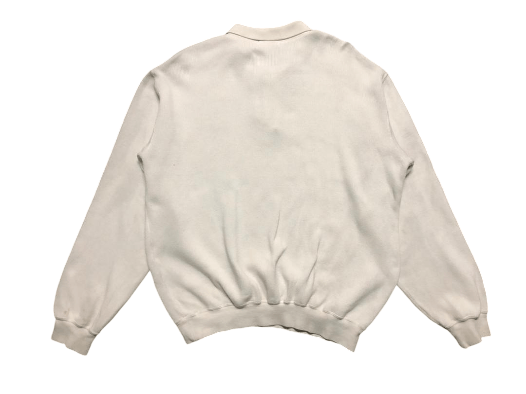 Chaps Ralph Lauren Vintage Chaps Ralph Lauren Collared Half Button Sweater Size US L / EU 52-54 / 3 - 2 Thumbnail