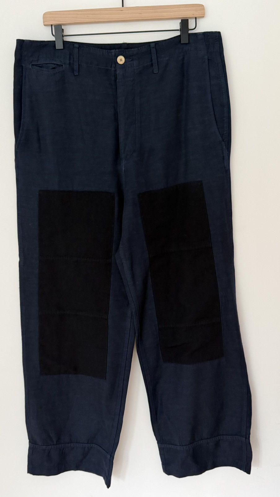 Visvim Visvim - Loose Fit Wide Leg Double Knee Pants Size US 34 / EU 50 - 1 Thumbnail
