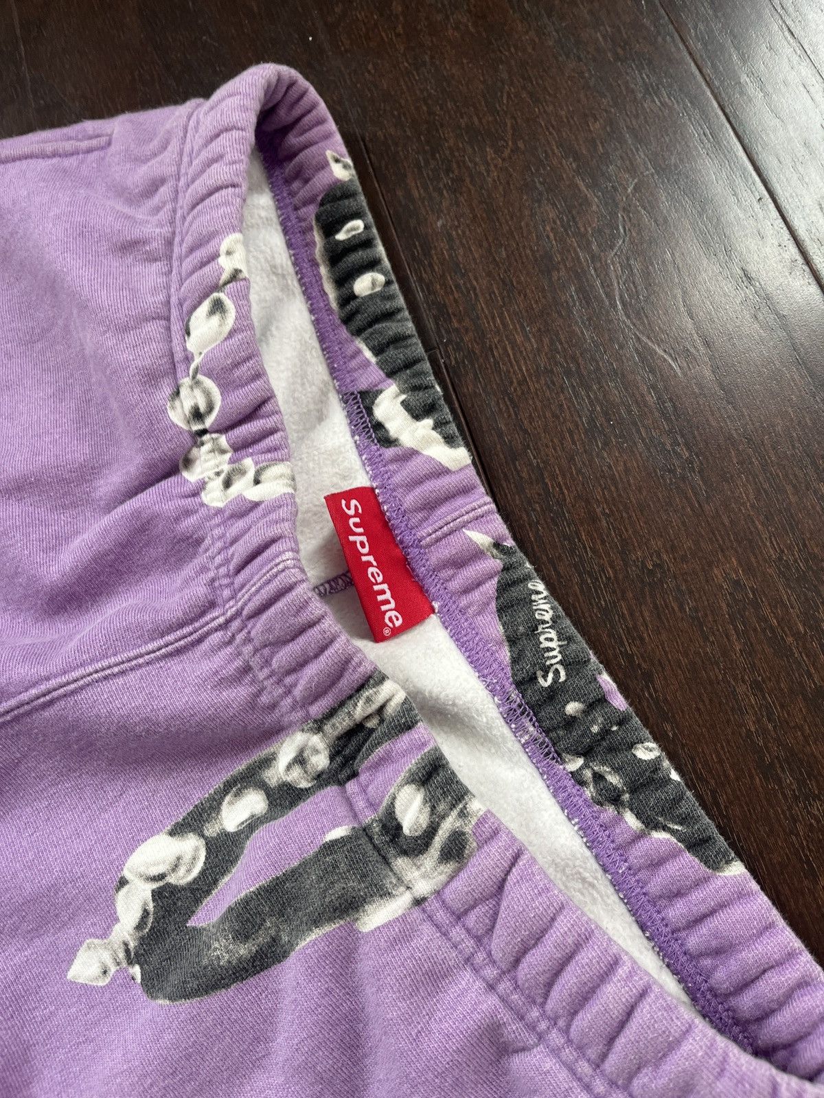 Supreme Supreme studded/spiked collar sweatpants S purple NWOT Size US 32 / EU 48 - 7 Thumbnail