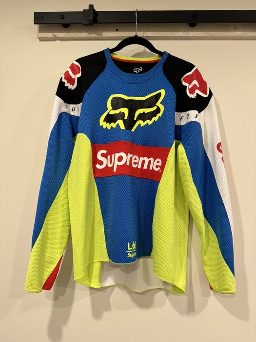Supreme Supreme x Fox Racing Moto Jersey Top Multicolor | Grailed
