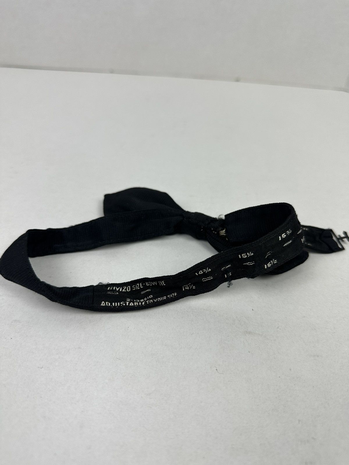 Vintage Vintage Invizo-Size Bow Tie Adjustable To Your Size Clip On Size ONE SIZE - 7 Thumbnail