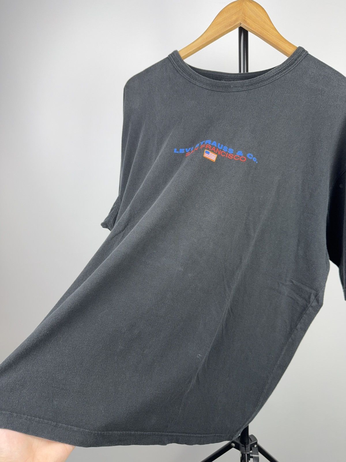 Levi's Vintage Clothing Vintage 90s Levi’s San Francisco Flag Logo T-Shirt Men’s L Size US L / EU 52-54 / 3 - 5 Thumbnail