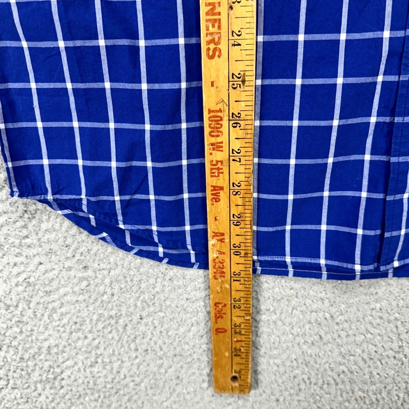 Old Navy VINTAGE Old Navy Shirt Button-Down Mens Large Blue Plaid Classic Regular Fit Casual NEW Size US L / EU 52-54 / 3 - 7 Thumbnail