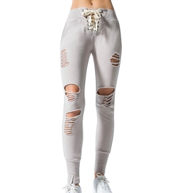 NSF NSF Maddox Football Lace Front Destroyed Joggers L Size 34" / US 12 / IT 48 - 2 Thumbnail