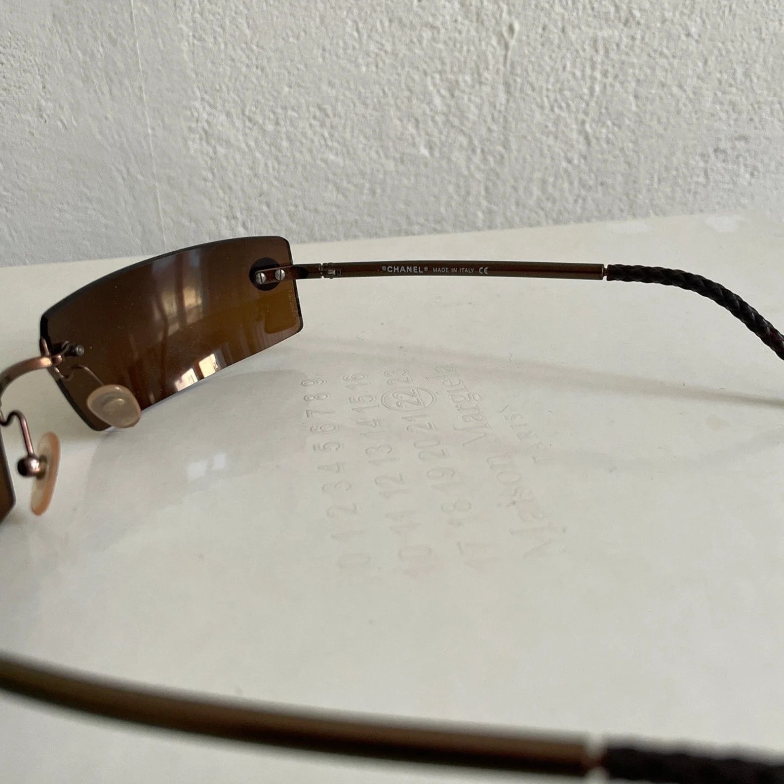 Chanel CHANEL SUNGLASSES 4047 LOGO Wrap Metal 4017 Size ONE SIZE - 5 Thumbnail