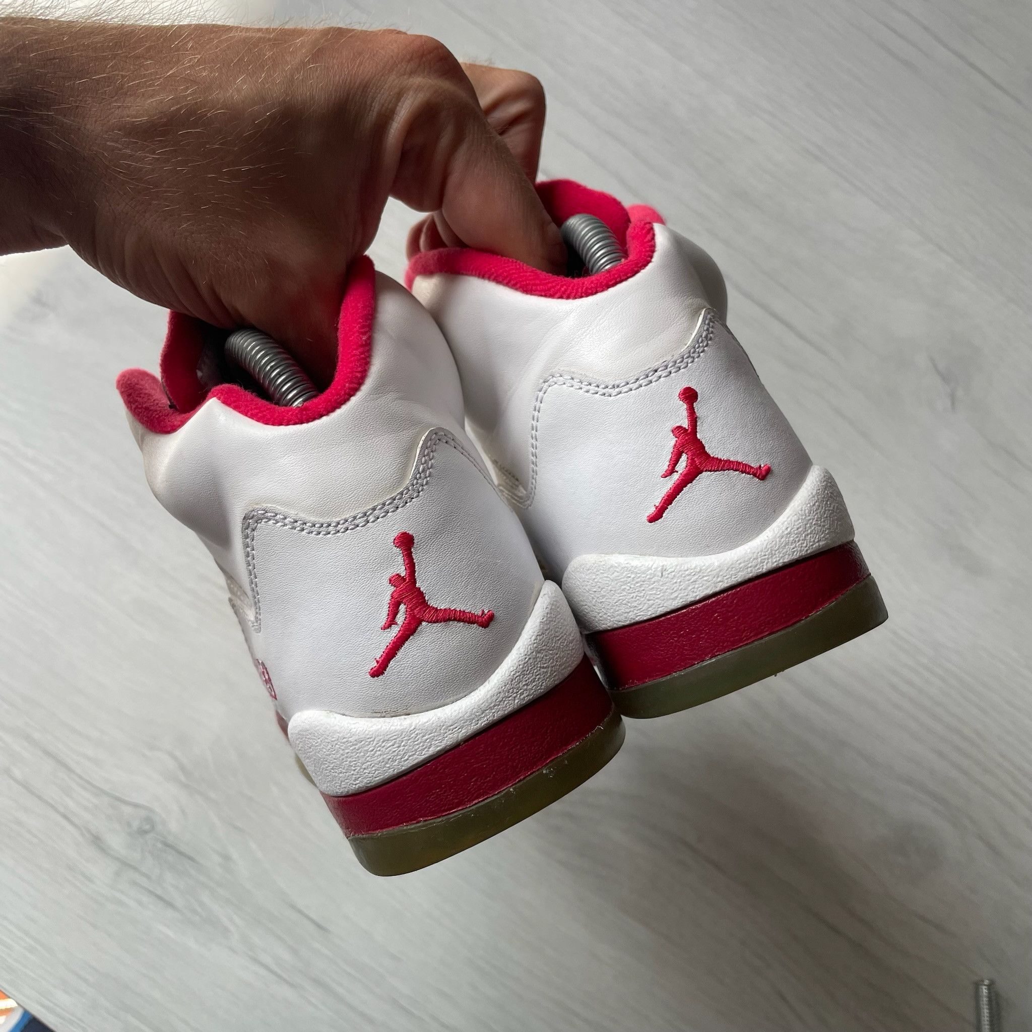 Jordan Brand × Nike Nike Air Jordan V 5 Scarlet Red Retro Size US 7 / IT 37 - 3 Thumbnail